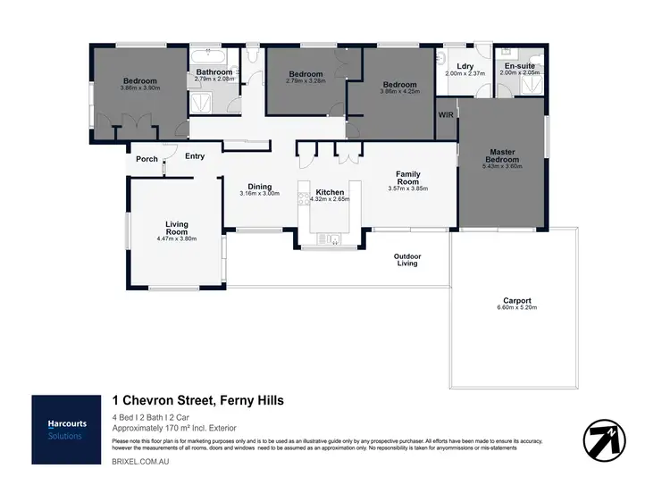 Floorplan of Homely house listing, 1 Chevron Street, Ferny Hills QLD 4055