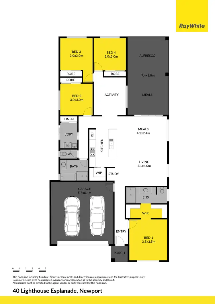 Floorplan of Homely house listing, 40 Lighthouse Esplanade, Newport QLD 4020