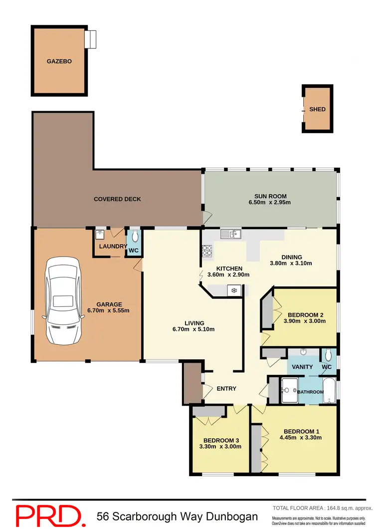 Floorplan of Homely house listing, 56 Scarborough Way, Dunbogan NSW 2443