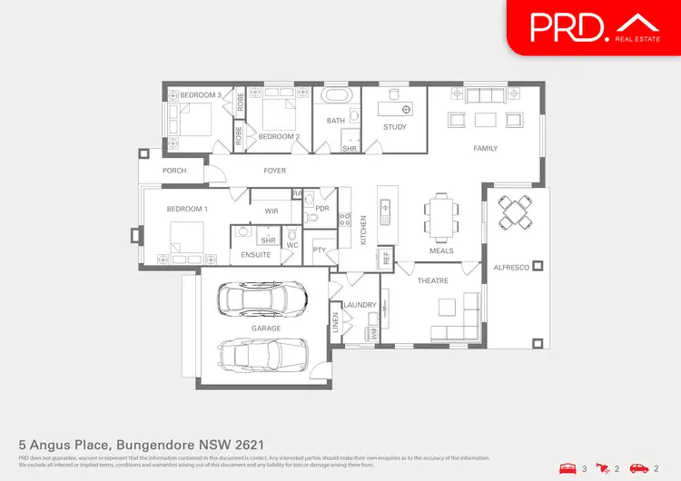 Floorplan of Homely house listing, 5 Angus Place, Bungendore NSW 2621