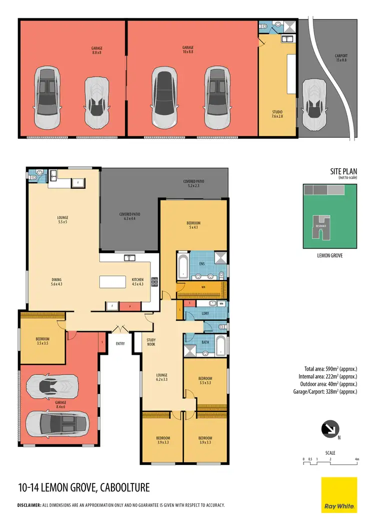 Floorplan of Homely house listing, 10-14 Lemon Grove, Caboolture QLD 4510