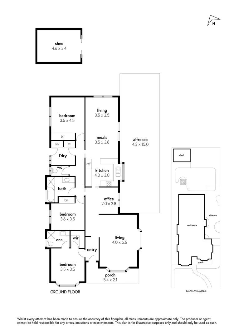 Floorplan of Homely house listing, 13 Balaclava Avenue, Altona Meadows VIC 3028