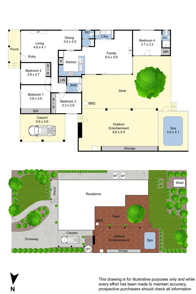 Floorplan of Homely house listing, 11 Westerfield Drive, Notting Hill VIC 3168