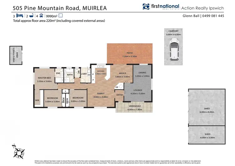 Floorplan of Homely house listing, 505 Pine Mountain Road, Muirlea QLD 4306