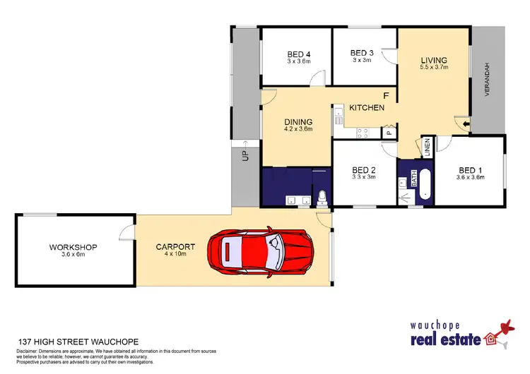Floorplan of Homely house listing, 137 High Street, Wauchope NSW 2446