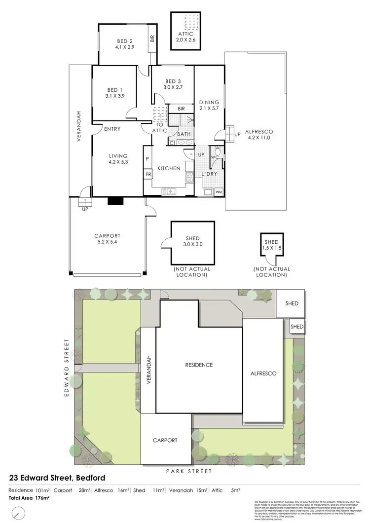 Floorplan of Homely house listing, 23 Edward Street, Bedford WA 6052