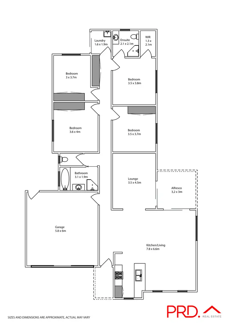 Floorplan of Homely house listing, 22 Eastside Drive, Mildura VIC 3500