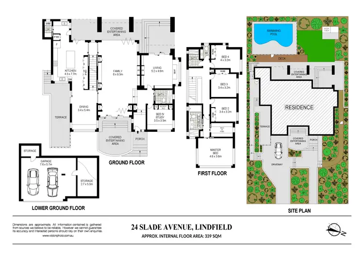Floorplan of Homely house listing, 24 Slade Avenue, Lindfield NSW 2070
