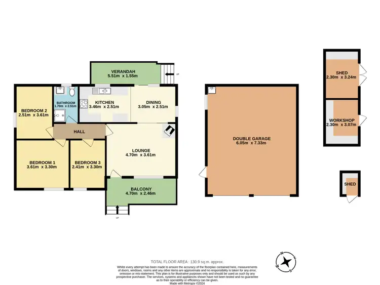 Floorplan of Homely house listing, 14 Benaud Crescent, Warilla NSW 2528