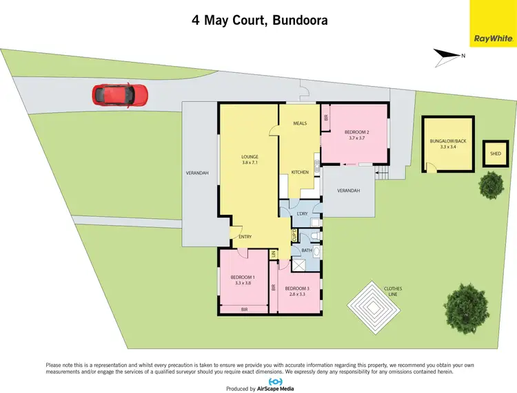 Floorplan of Homely house listing, 4 May Court, Bundoora VIC 3083