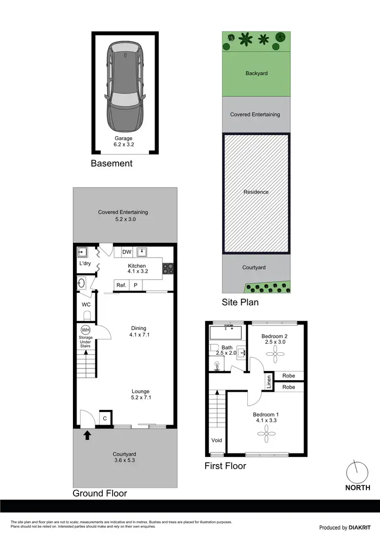 Floorplan of Homely townhouse listing, 8/2B Yardley Avenue, Waitara NSW 2077