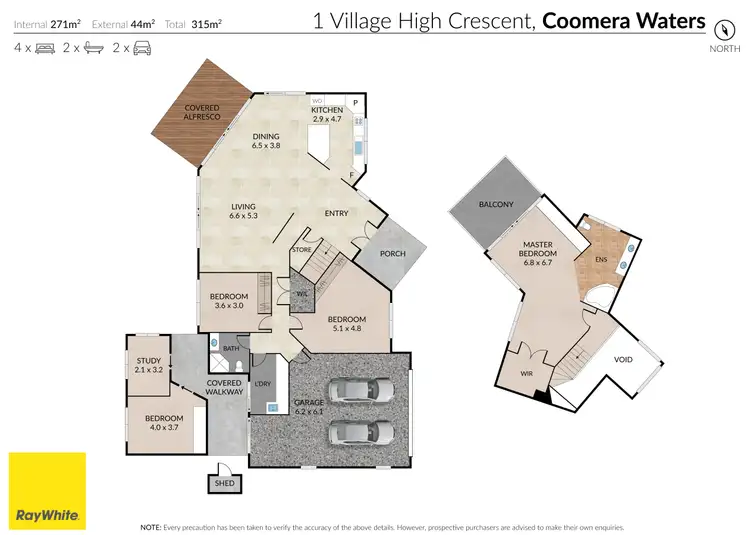 Floorplan of Homely house listing, 1 Village High Crescent, Coomera Waters QLD 4209