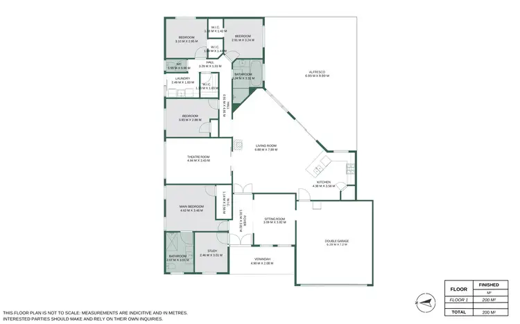 Floorplan of Homely house listing, 10 Woolgar Retreat, Yalyalup WA 6280