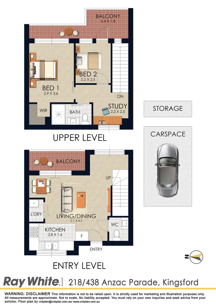 Floorplan of Homely apartment listing, 218/438 Anzac Parade, Kingsford NSW 2032
