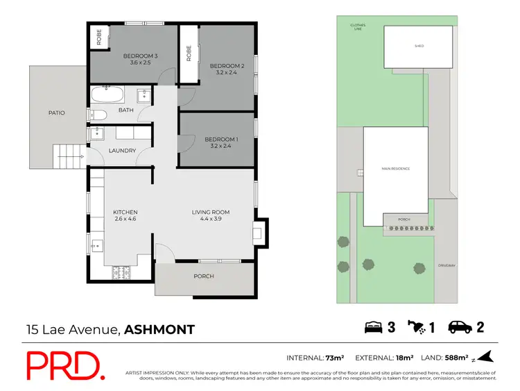 Floorplan of Homely house listing, 15 Lae Avenue, Ashmont NSW 2650