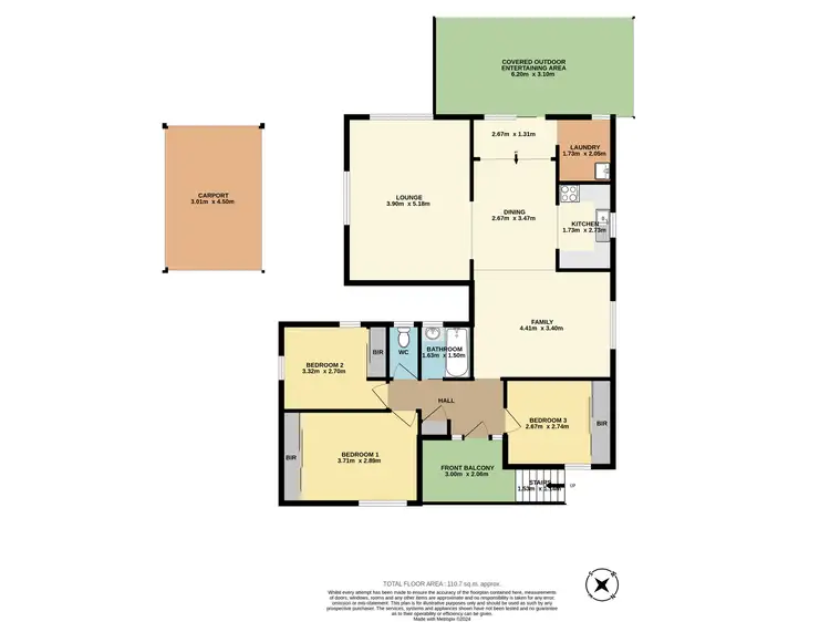 Floorplan of Homely house listing, 24 Kurrawa Crescent, Koonawarra NSW 2530
