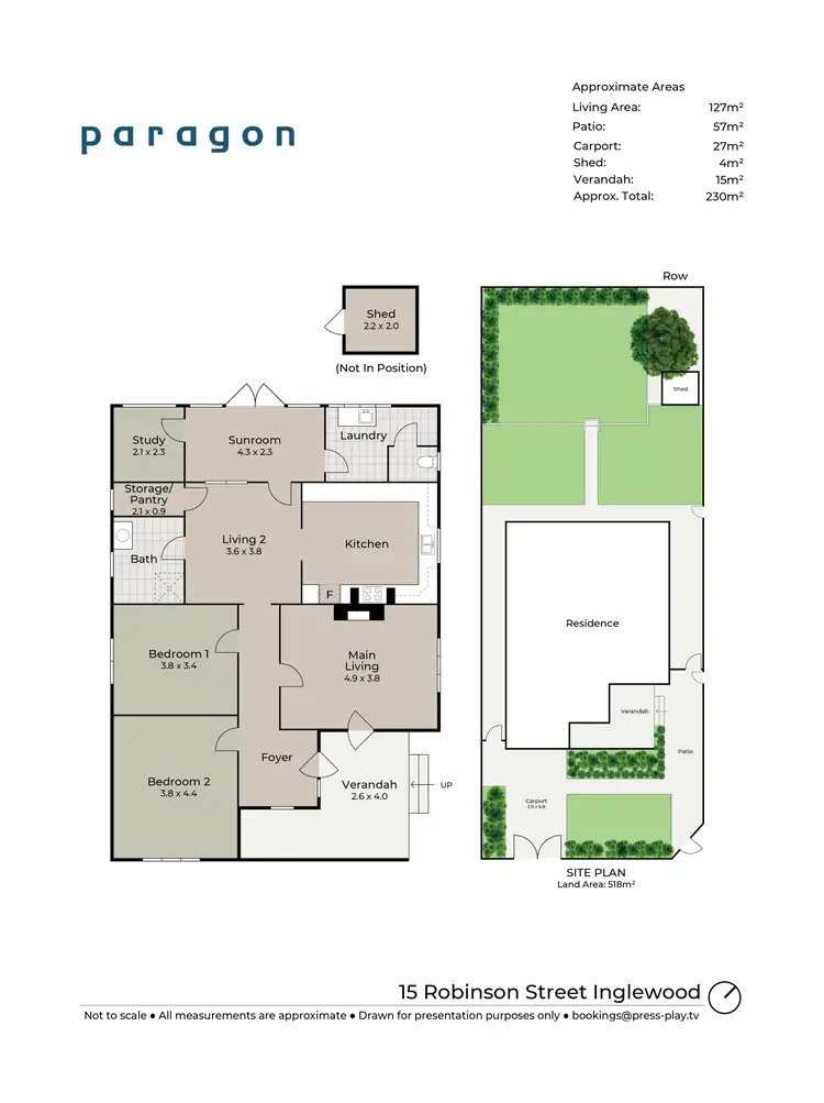 Floorplan of Homely house listing, 15 Robinson Street, Inglewood WA 6052