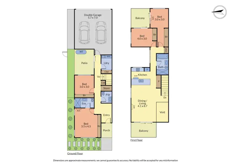 Floorplan of Homely townhouse listing, 3 Barak Way, Rowville VIC 3178
