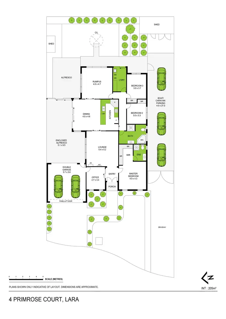 Floorplan of Homely house listing, 4 Primrose Court, Lara VIC 3212
