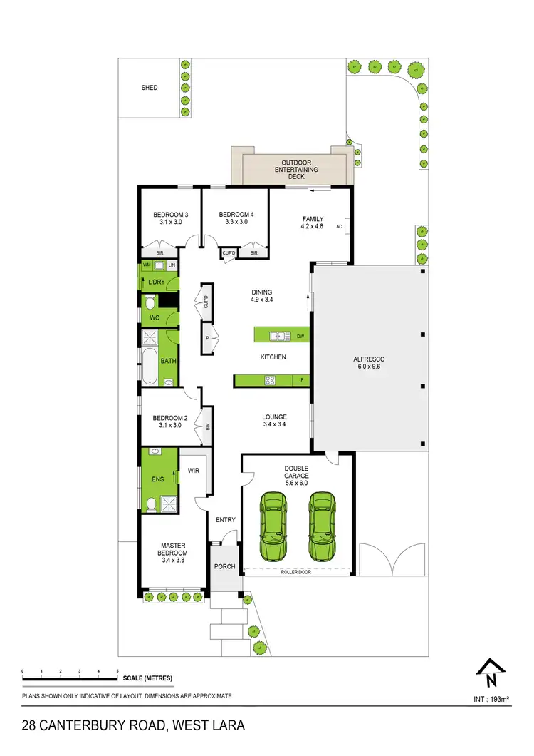 Floorplan of Homely house listing, 28 Canterbury Road West, Lara VIC 3212