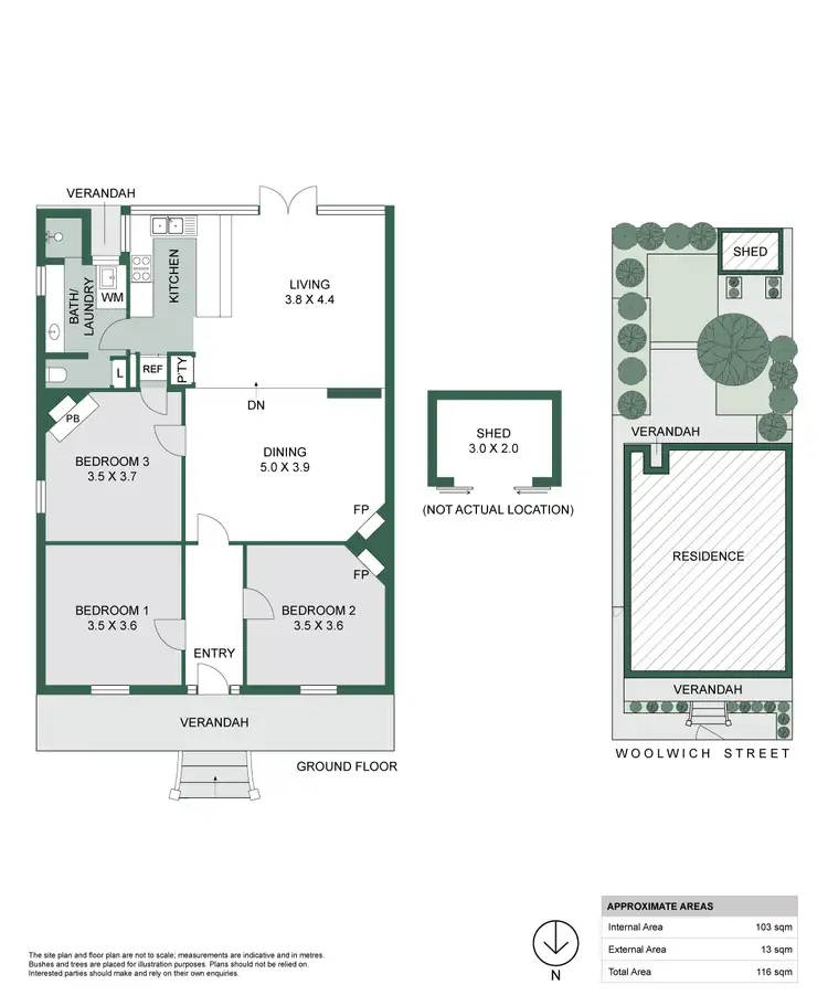 Floorplan of Homely house listing, 23 Woolwich Street, West Leederville WA 6007