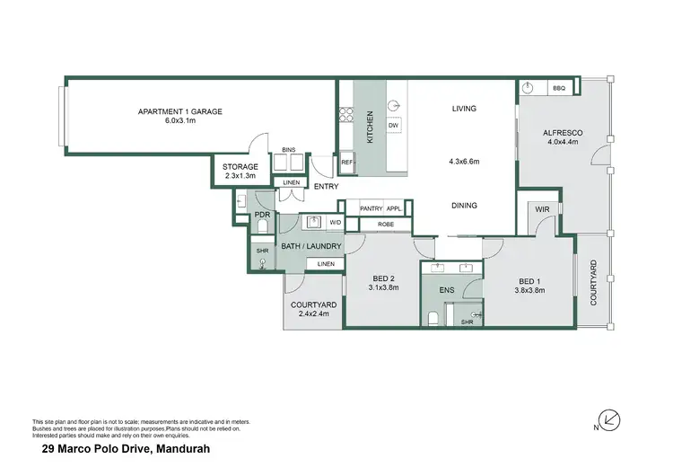 Floorplan of Homely house listing, 29 Marco Polo Drive, Mandurah WA 6210