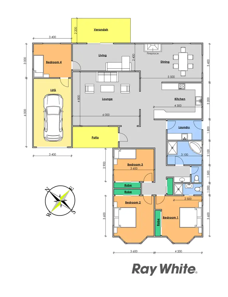 Floorplan of Homely house listing, 42 Kurrajong Crescent, Taree NSW 2430