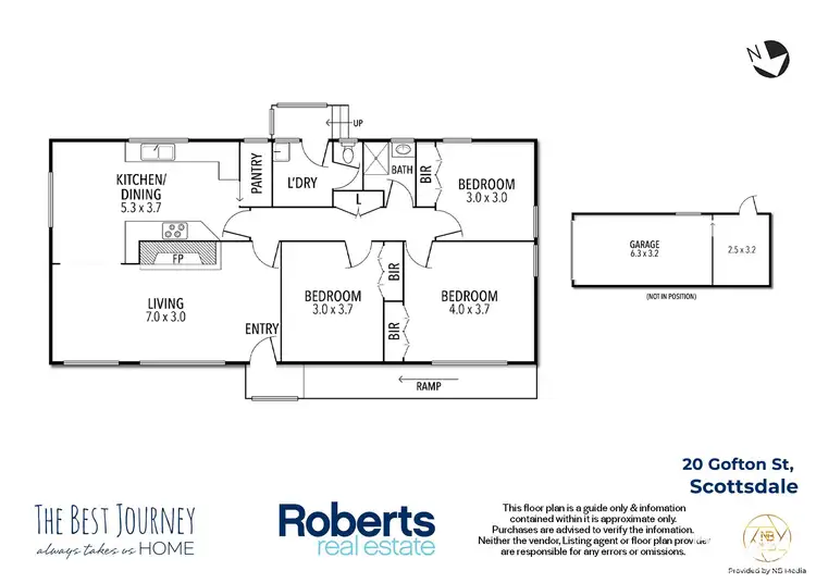 Floorplan of Homely house listing, 20 Gofton Street, Scottsdale TAS 7260