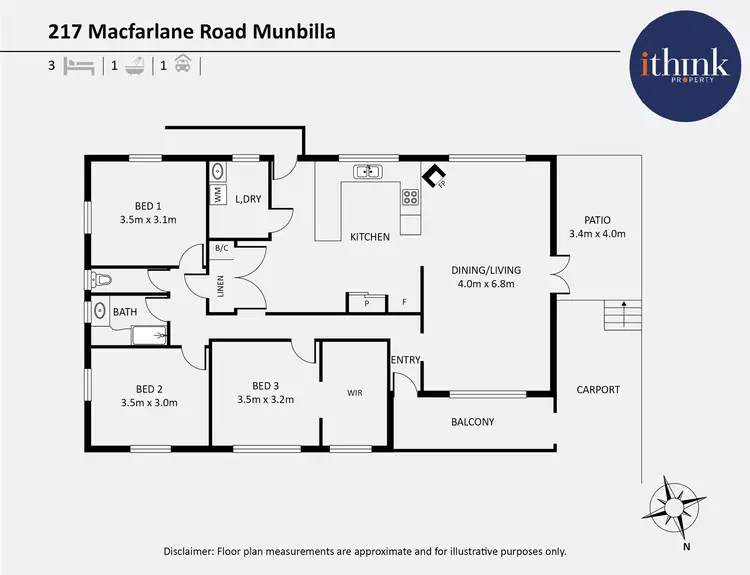 Floorplan of Homely rural property listing, 217 Macfarlane Road, Munbilla QLD 4309