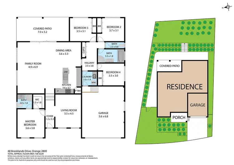 Floorplan of Homely house listing, 48 Brooklands Drive, Orange NSW 2800