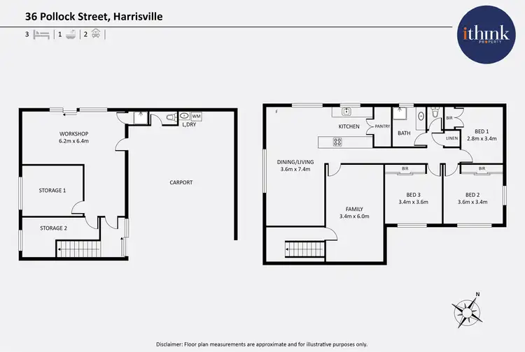 Floorplan of Homely house listing, 36 Pollock Street, Harrisville QLD 4307