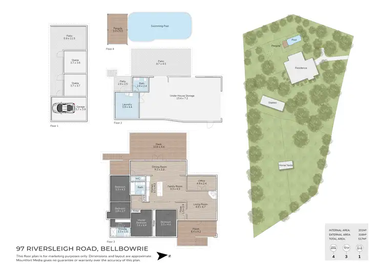 Floorplan of Homely rural property listing, 97 Riversleigh Road, Bellbowrie QLD 4070