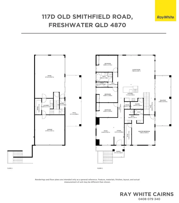 Floorplan of Homely house listing, 117D Old Smithfield Road, Freshwater QLD 4870