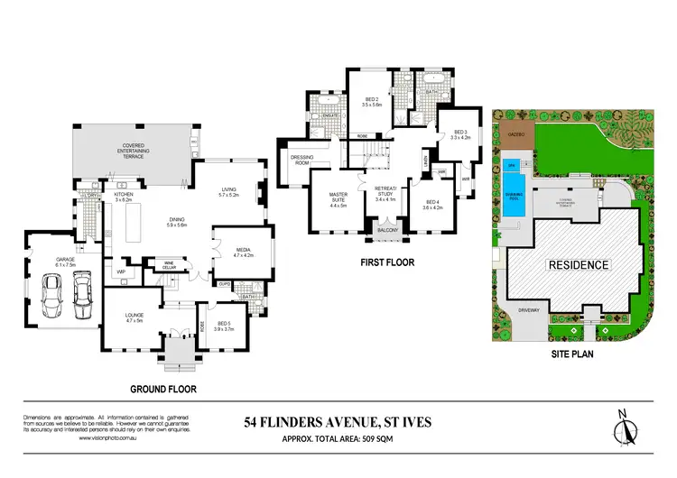 Floorplan of Homely house listing, 54 Flinders Avenue, St Ives NSW 2075