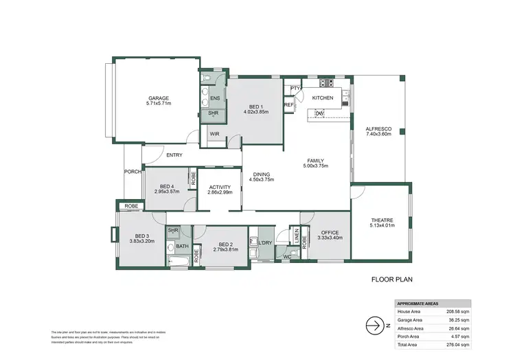 Floorplan of Homely house listing, 27 Oakwood Gate, Meadow Springs WA 6210