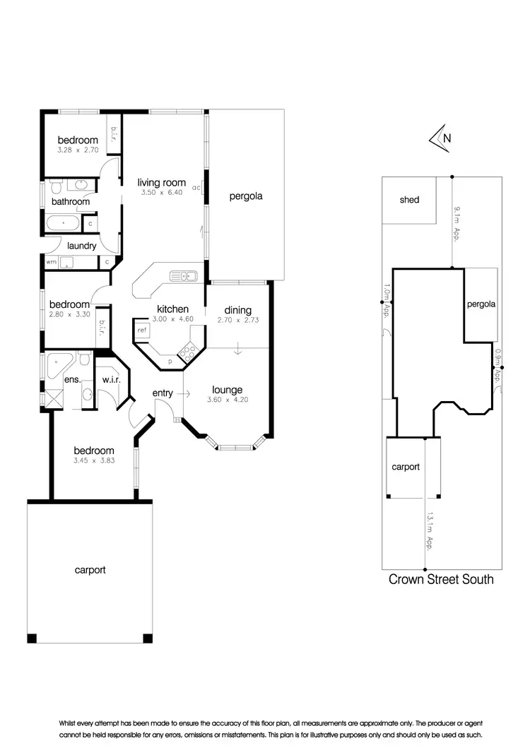 Floorplan of Homely house listing, 61 Crown Street South, Altona Meadows VIC 3028