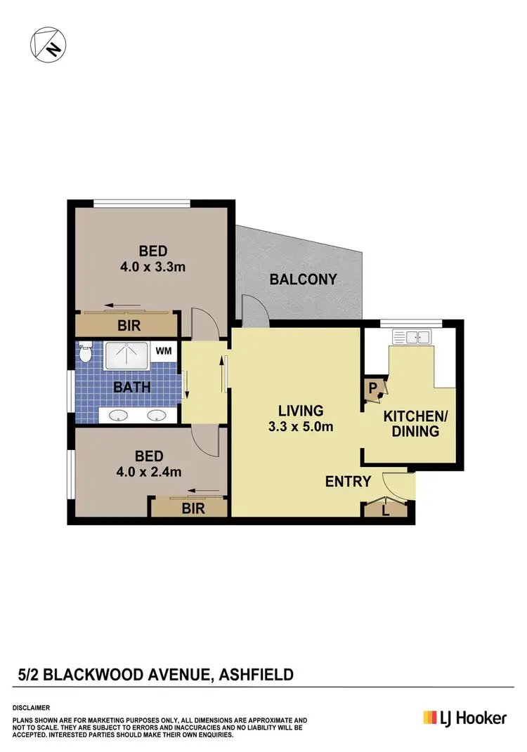 Floorplan of Homely apartment listing, 5/2 Blackwood Avenue, Ashfield NSW 2131