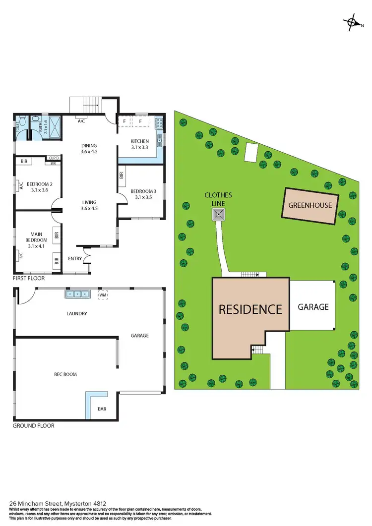 Floorplan of Homely house listing, 26 Mindham Street, Mysterton QLD 4812