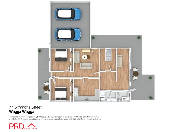 Floorplan of Homely house listing, 77 Simmons Street, Wagga Wagga NSW 2650