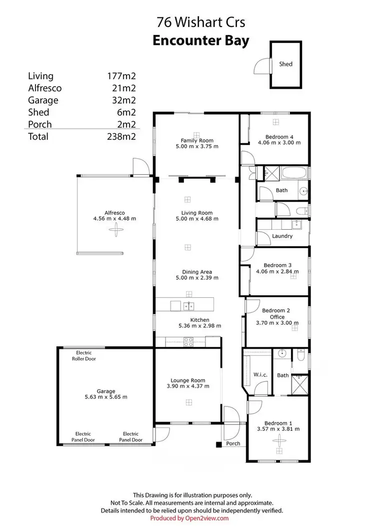 Floorplan of Homely house listing, 76 Wishart Crescent, Encounter Bay SA 5211