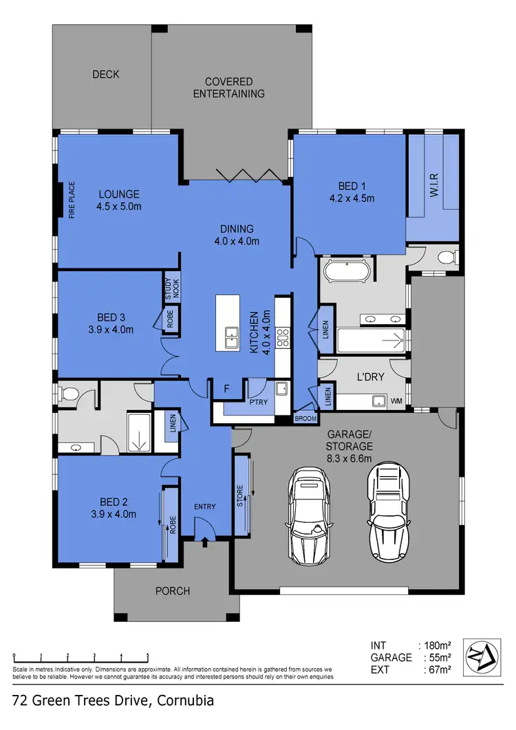 Floorplan of Homely house listing, 72 Green Trees Drive, Cornubia QLD 4130