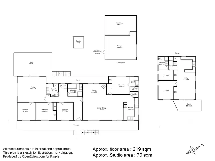 Floorplan of Homely house listing, 5 Hilltop Place, Dodges Ferry TAS 7173