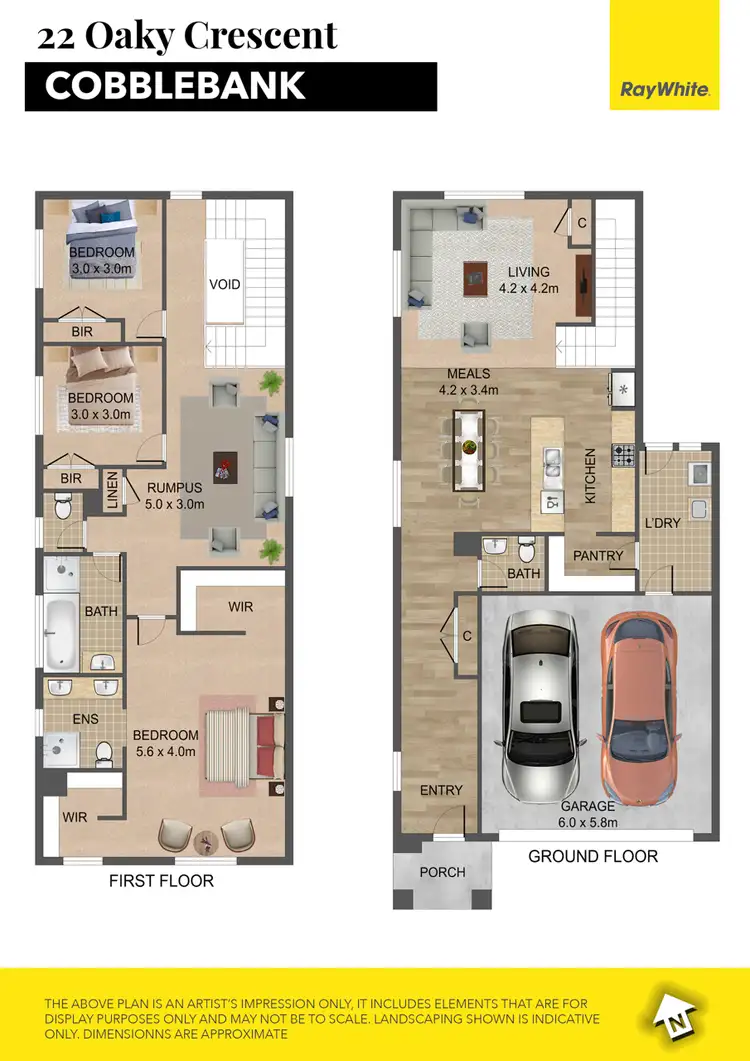 Floorplan of Homely house listing, 22 Oaky Crescent, Cobblebank VIC 3338