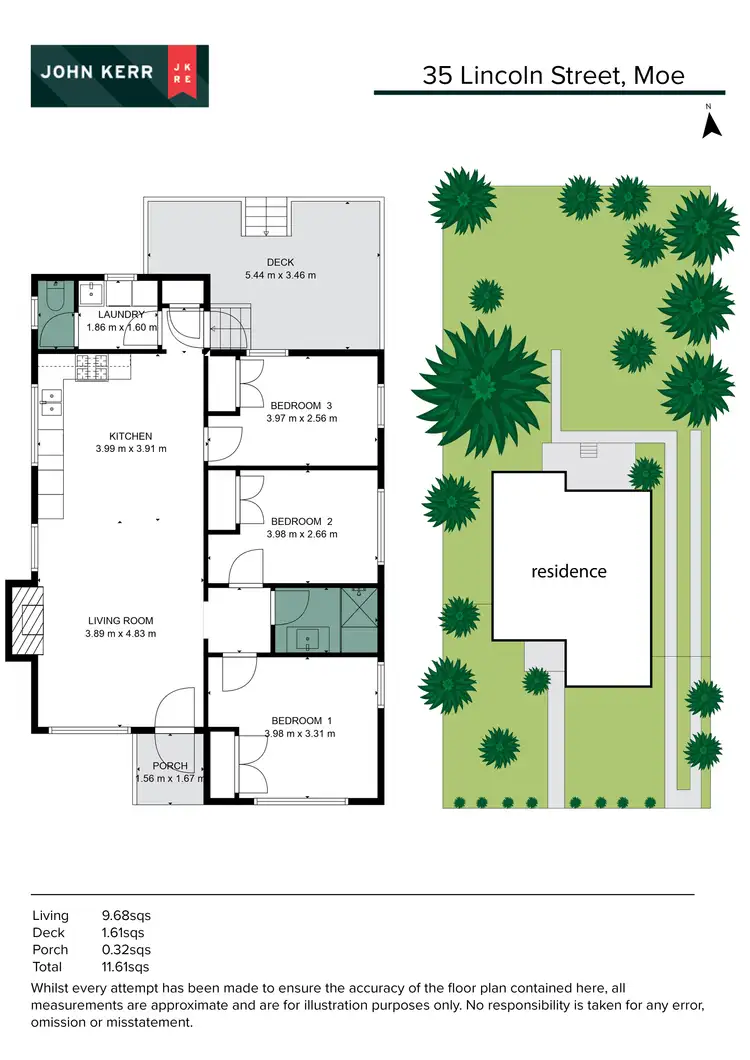 Floorplan of Homely house listing, 35 Lincoln Street, Moe VIC 3825