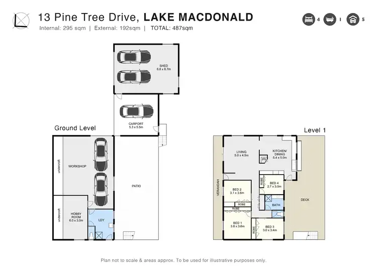 Floorplan of Homely house listing, 13 Pine Tree Drive, Lake Macdonald QLD 4563