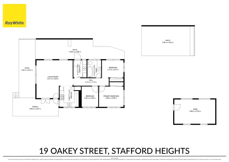 Floorplan of Homely house listing, 19 Oakey Street, Stafford Heights QLD 4053