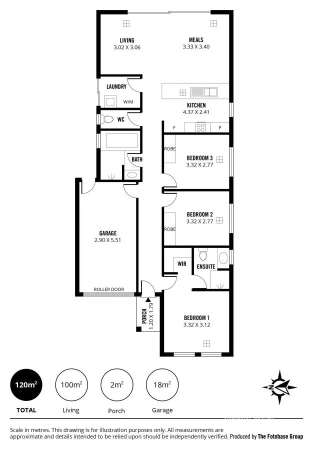 Floorplan of Homely house listing, 40B Victor Avenue, Woodville West SA 5011