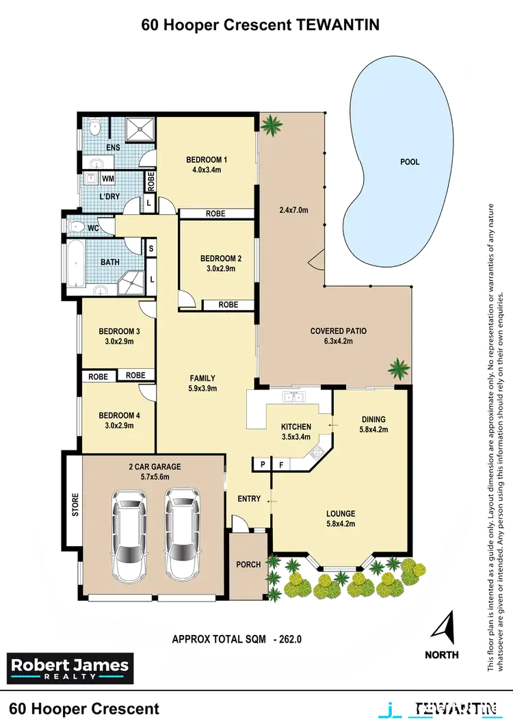 Floorplan of Homely house listing, 60 Hooper Crescent, Tewantin QLD 4565