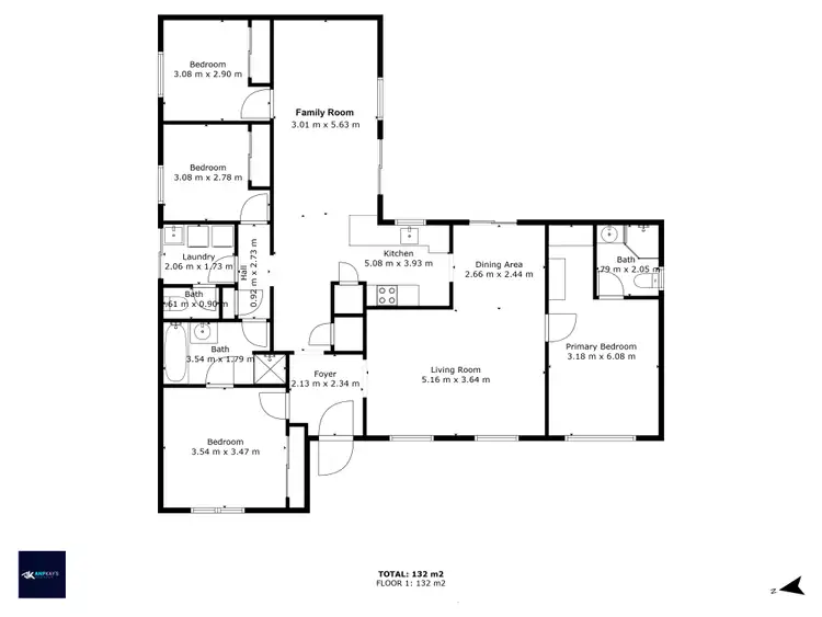 Floorplan of Homely house listing, 8 Peek Street, Bundaberg North QLD 4670
