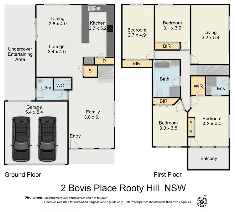 Floorplan of Homely house listing, 2 Bovis Place, Rooty Hill NSW 2766